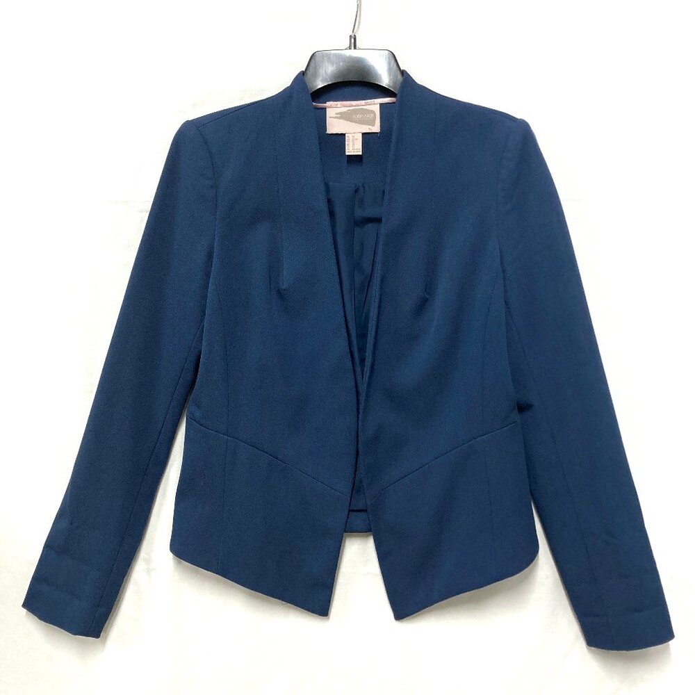 Womens Blazer Jacket Forever 21 Size XS Navy Blue